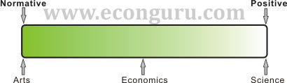 Economics is not so normative as arts nor so positive as science.